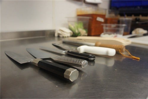 Bryan's knives.